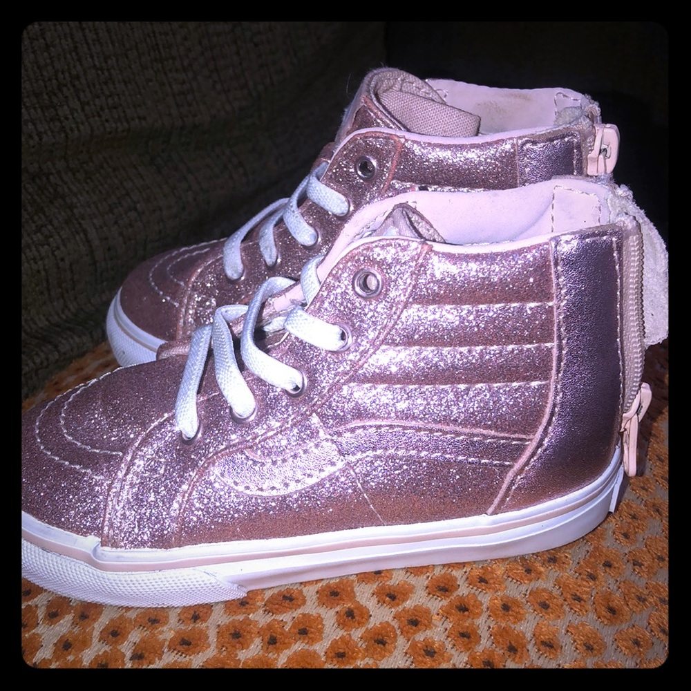 Pink vans toddler7.5